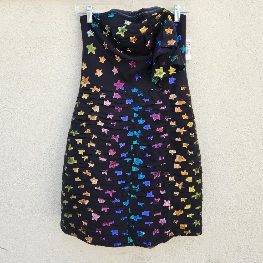 Shoshanna Nyla Metallic Star Mini Dress - Picture 3 of 9